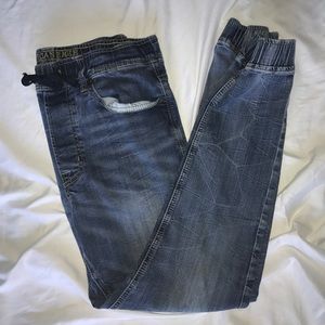 American Eagle denim joggers